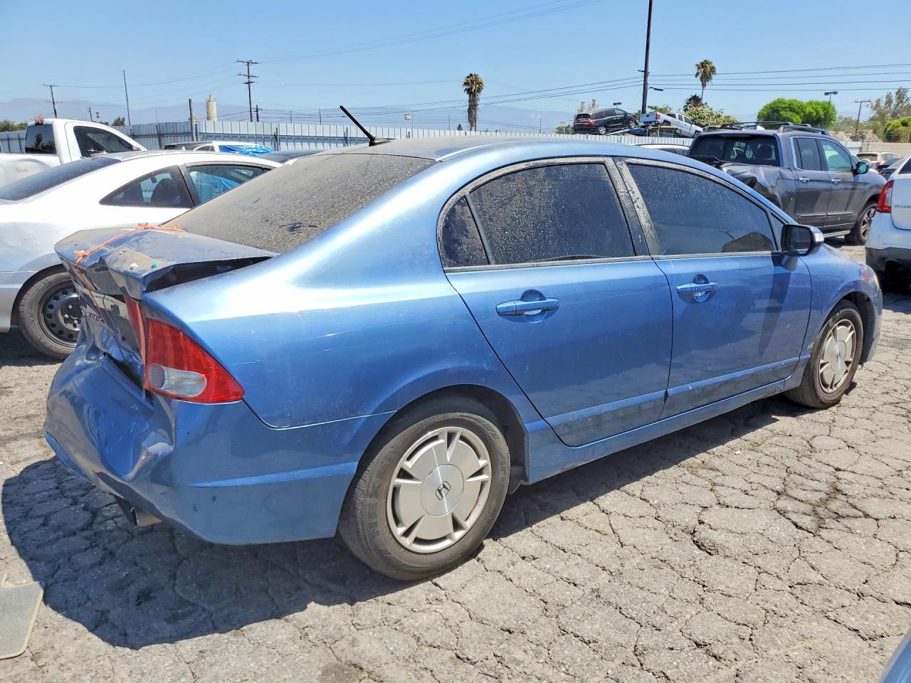 2009 Honda Civic Hybrid Blue vin: JHMFA36289S004587