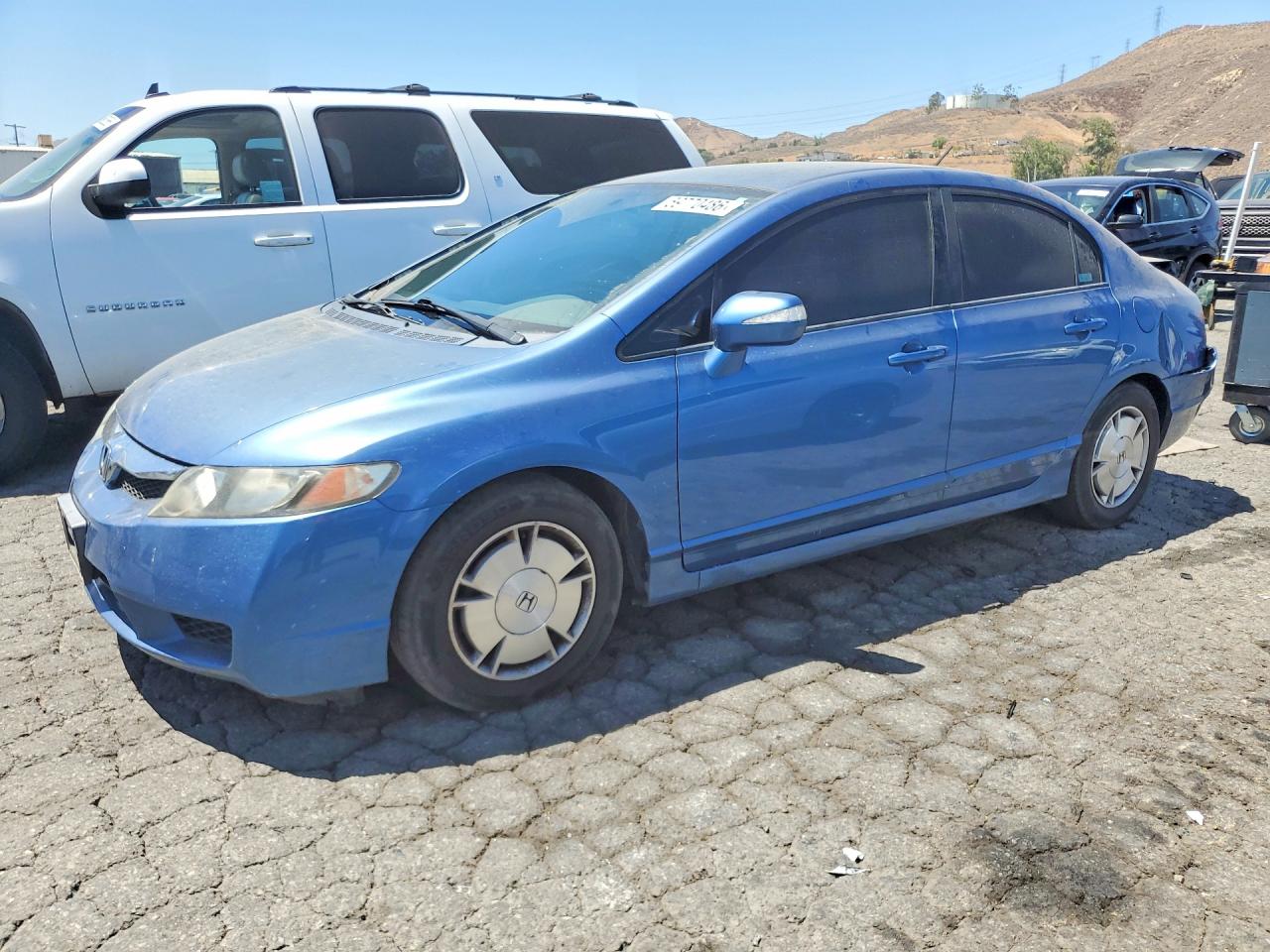 2009 Honda Civic Hybrid Blue vin: JHMFA36289S004587