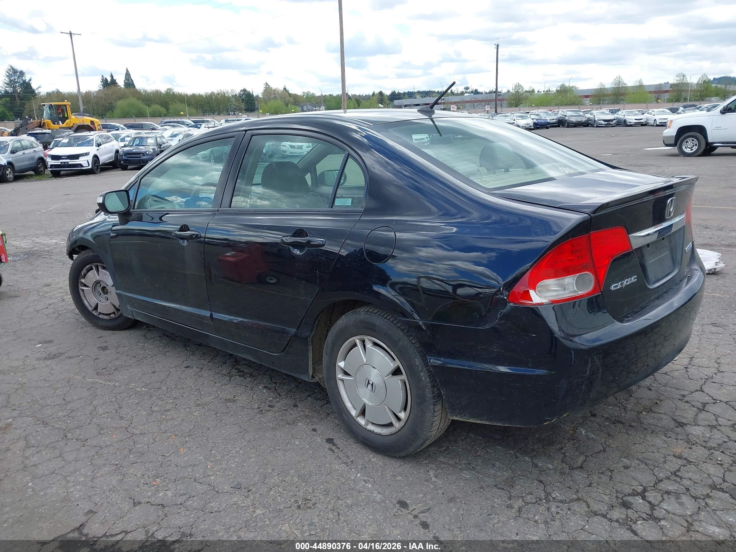 2009 Honda Civic Hybrid   Black vin: JHMFA36289S005352