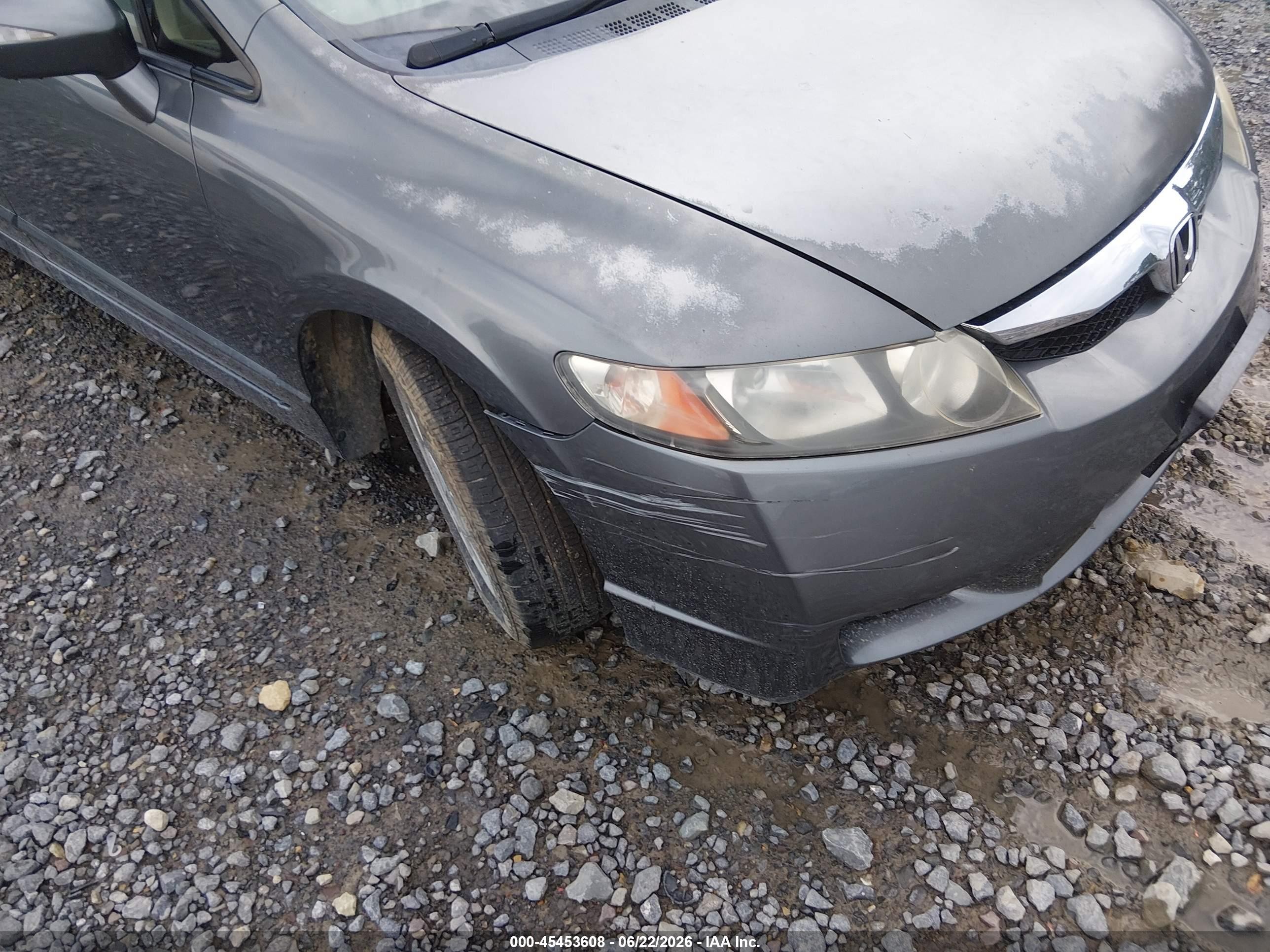 2009 Honda Civic Hybrid   Gray vin: JHMFA36289S005819