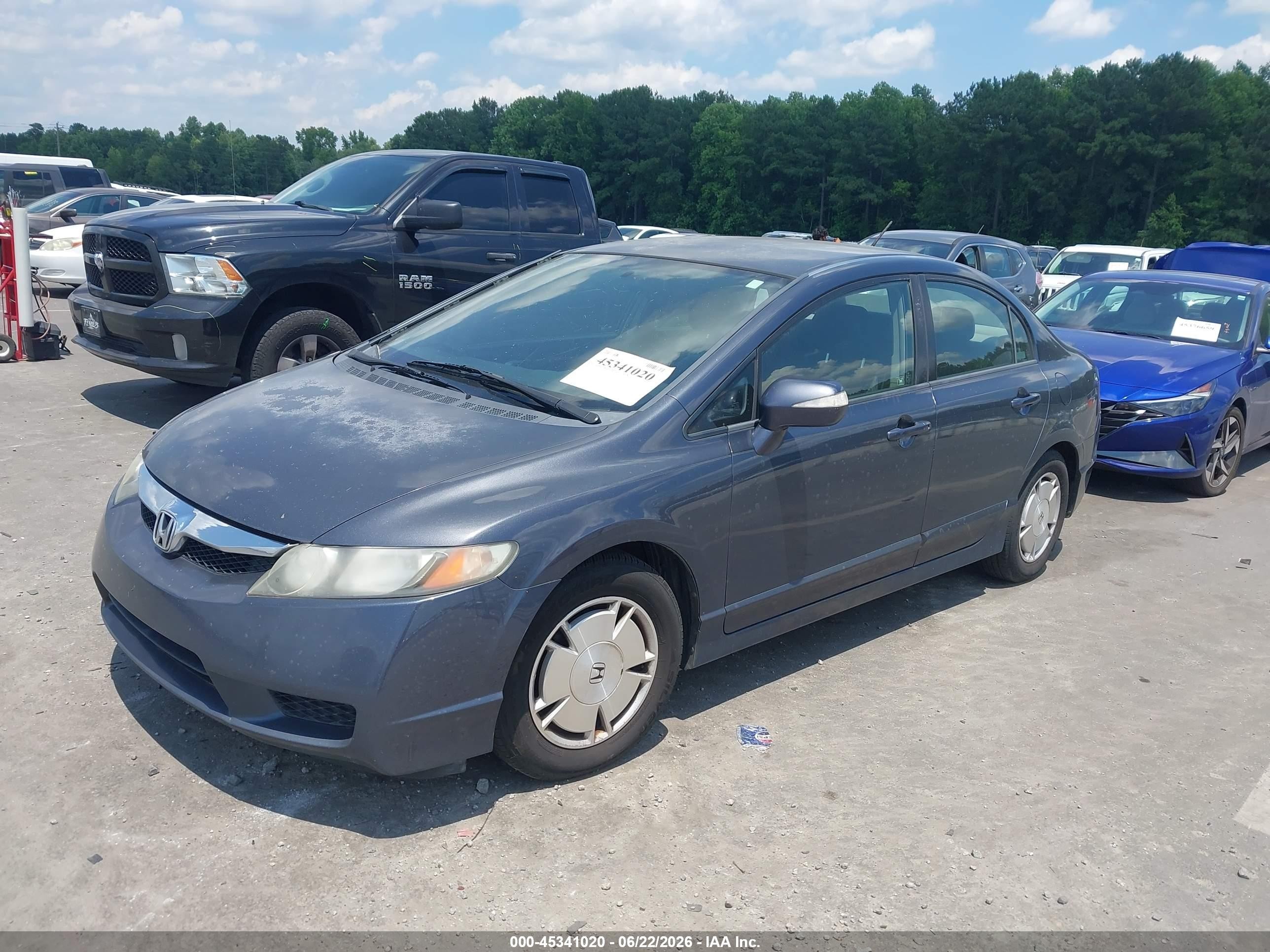2009 Honda Civic Hybrid   Navy vin: JHMFA36289S010390