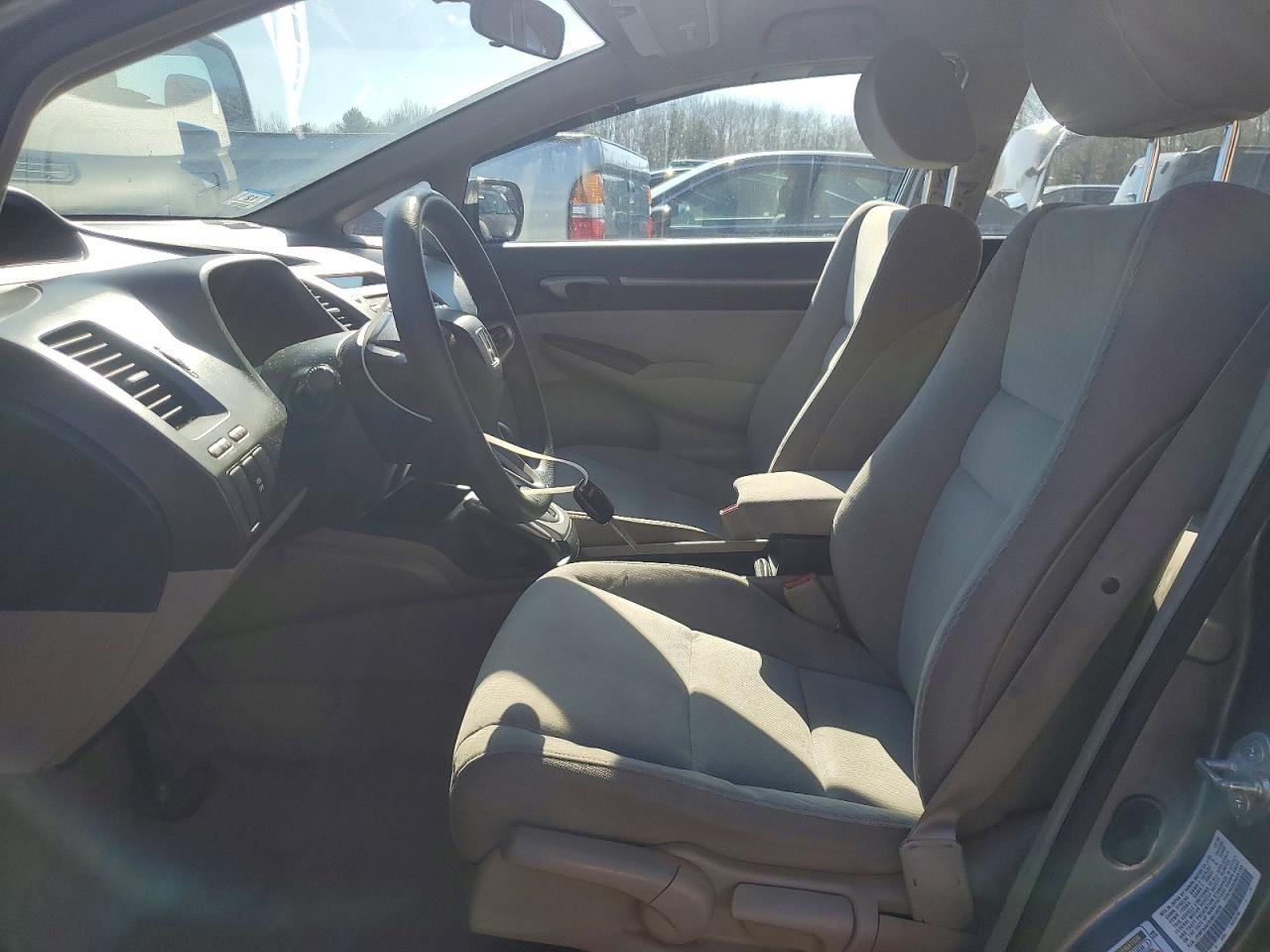 2009 Honda Civic Hybrid Gray vin: JHMFA36289S016528