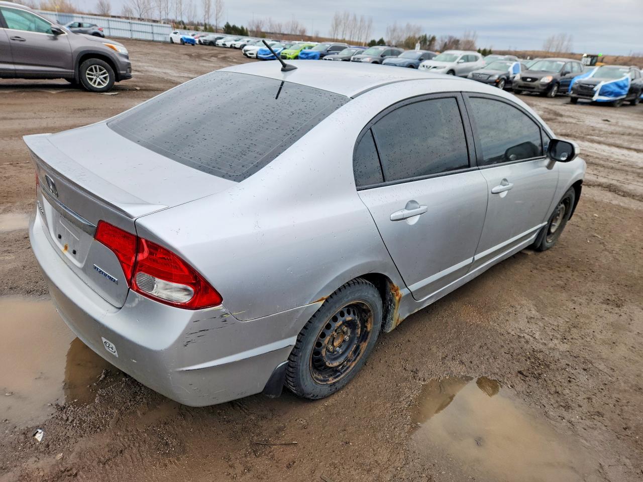 2009 Honda Civic Hybrid Silver vin: JHMFA36289S801194