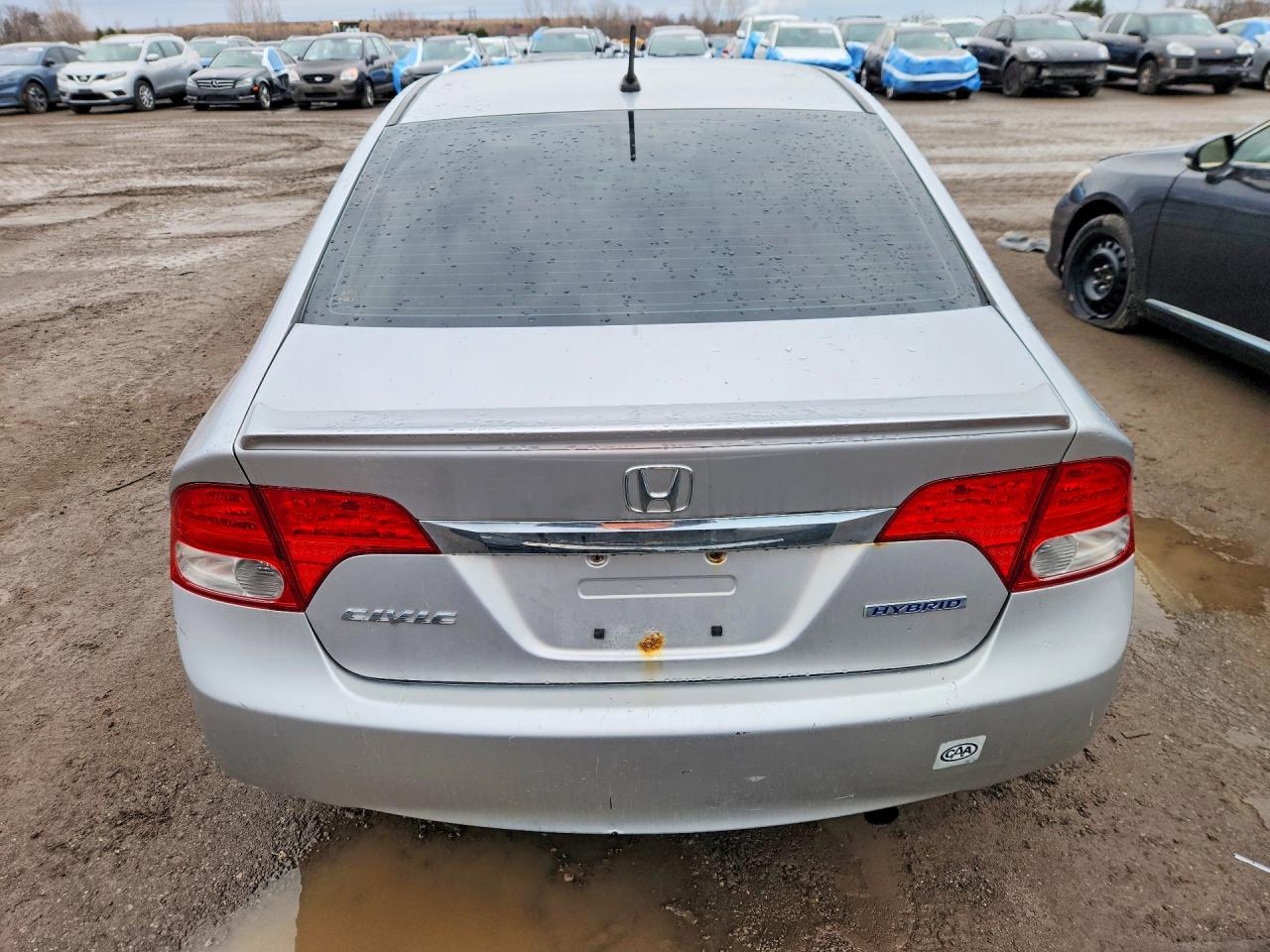 2009 Honda Civic Hybrid Silver vin: JHMFA36289S801194