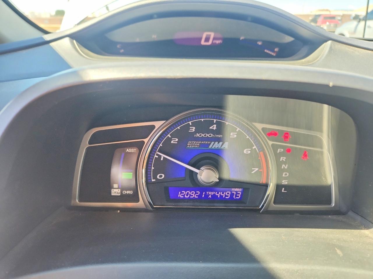 2007 Honda Civic Hybrid Gray vin: JHMFA36297S002523