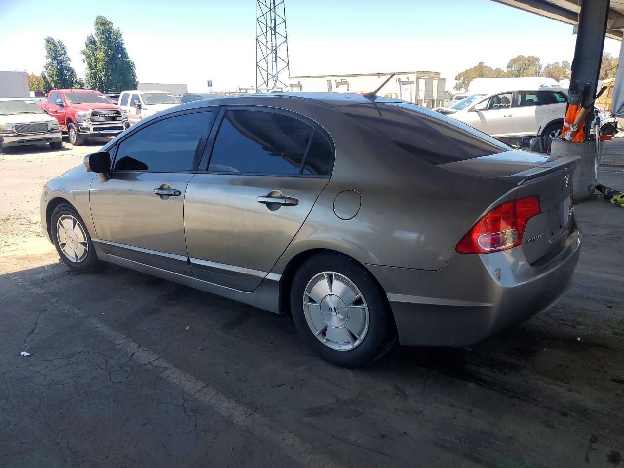 2007 Honda Civic Hybrid Brown vin: JHMFA36297S007589