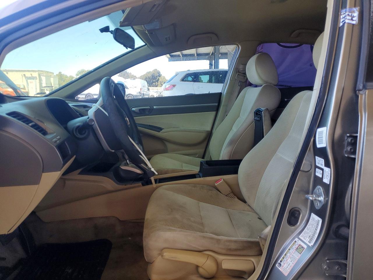 2007 Honda Civic Hybrid Brown vin: JHMFA36297S007589