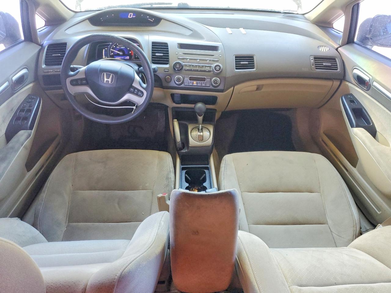 2007 Honda Civic Hybrid Brown vin: JHMFA36297S007589