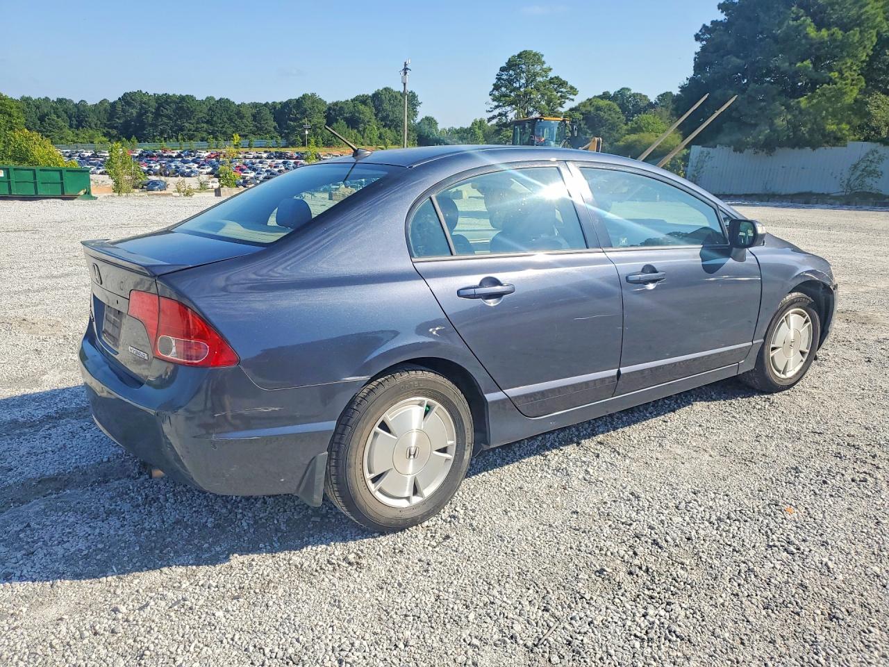 2007 Honda Civic Hybrid Gray vin: JHMFA36297S011075