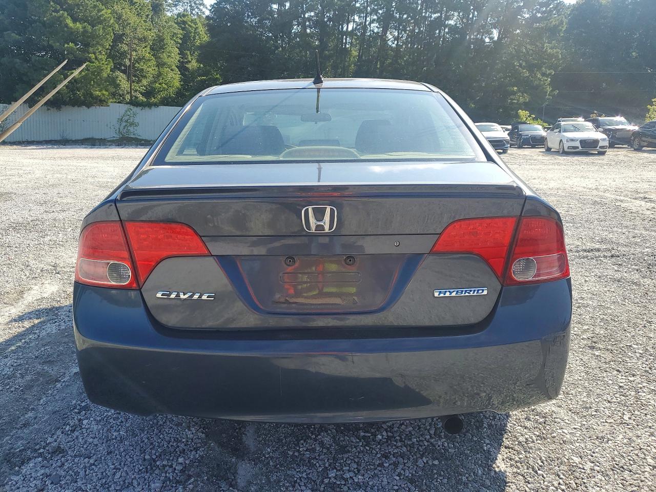 2007 Honda Civic Hybrid Gray vin: JHMFA36297S011075