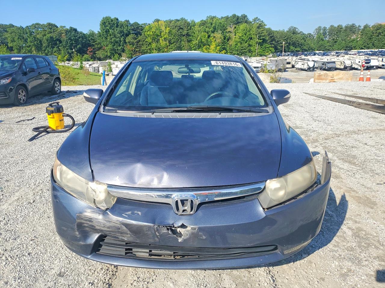 2007 Honda Civic Hybrid Gray vin: JHMFA36297S011075