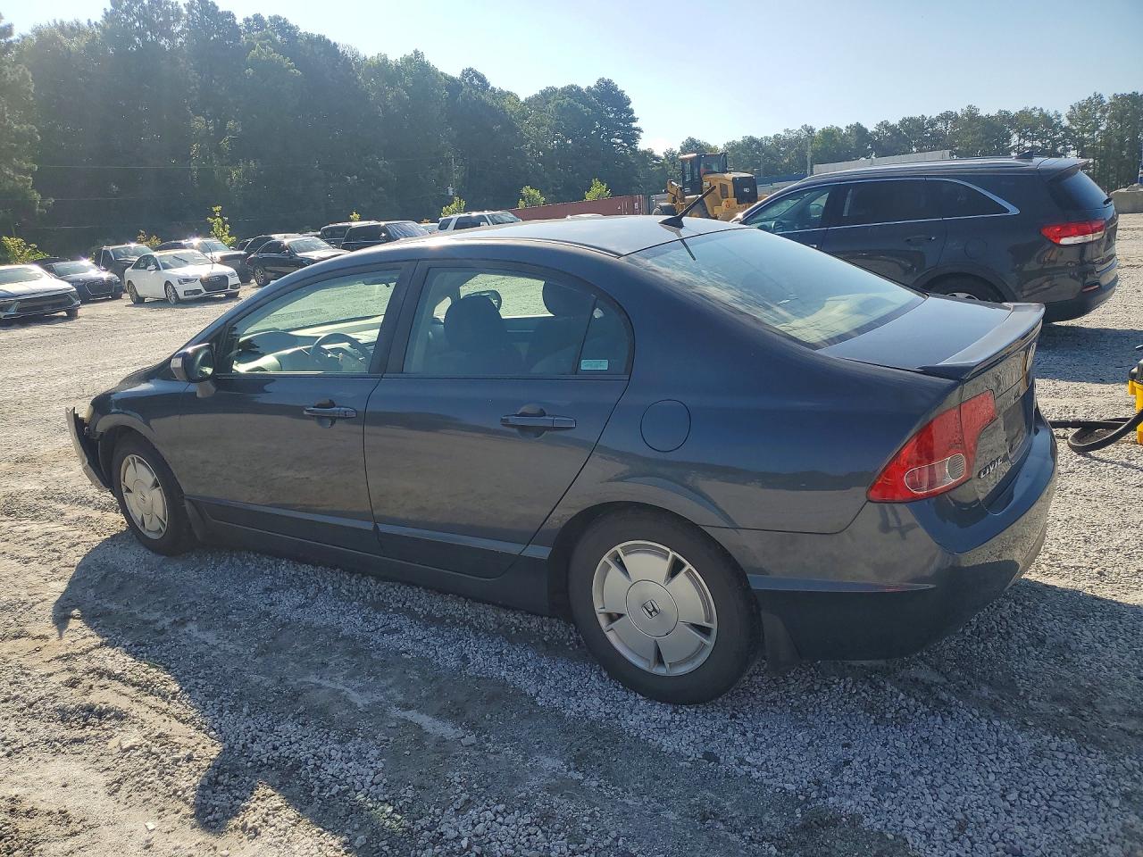 2007 Honda Civic Hybrid Gray vin: JHMFA36297S011075