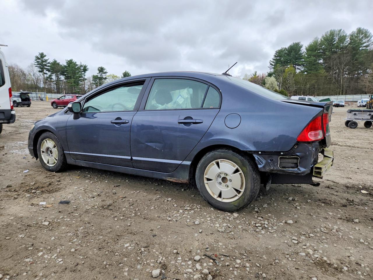 2007 Honda Civic Blue vin: JHMFA36297S012310