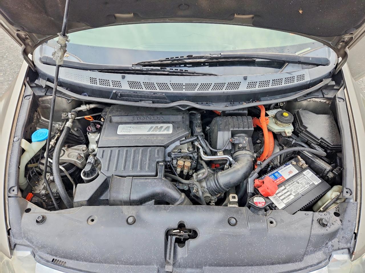 2007 Honda Civic Hybrid Желто-коричневый vin: JHMFA36297S014879