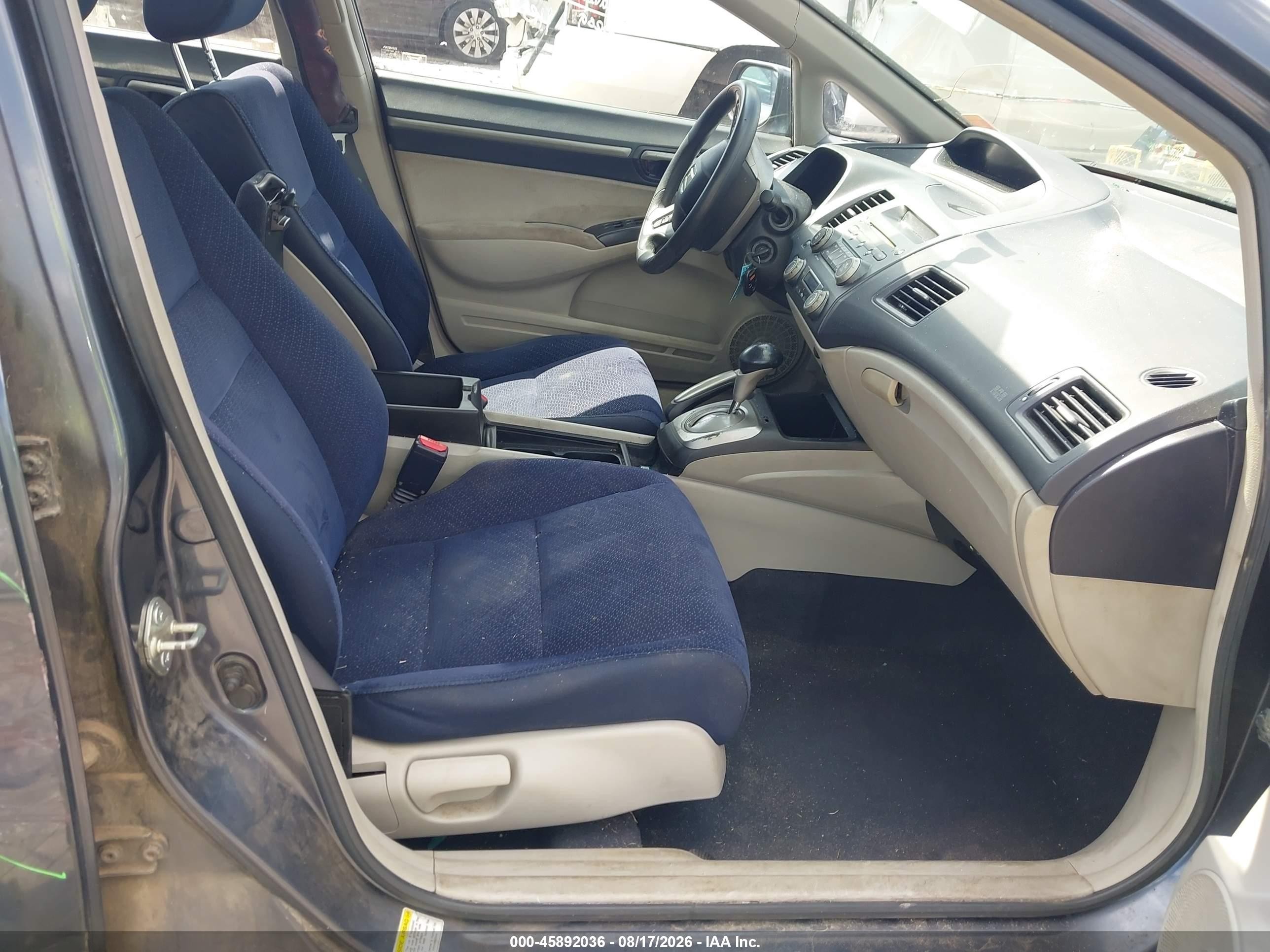 2008 Honda Civic Hybrid   Blue vin: JHMFA36298S000983