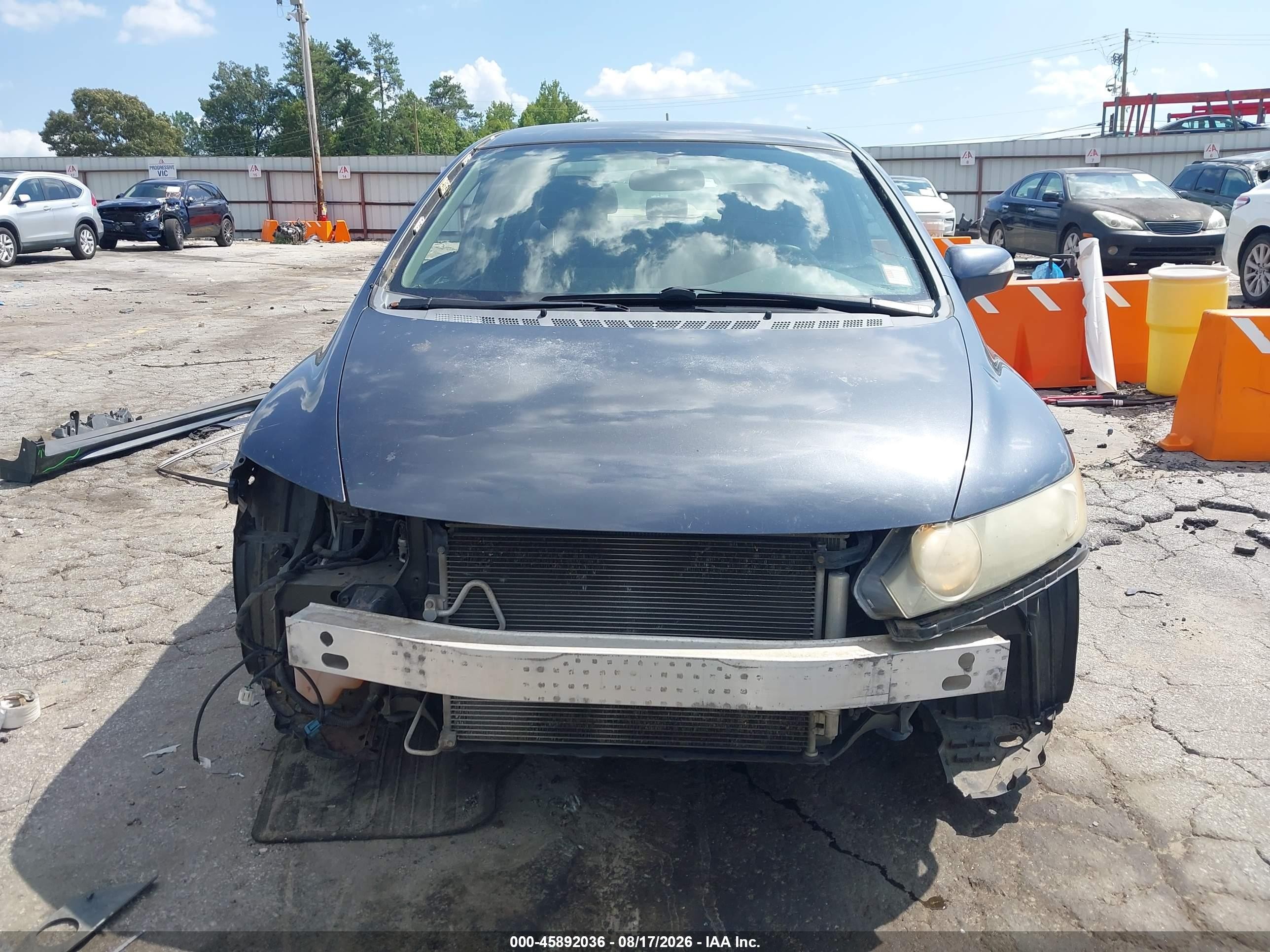 2008 Honda Civic Hybrid   Blue vin: JHMFA36298S000983