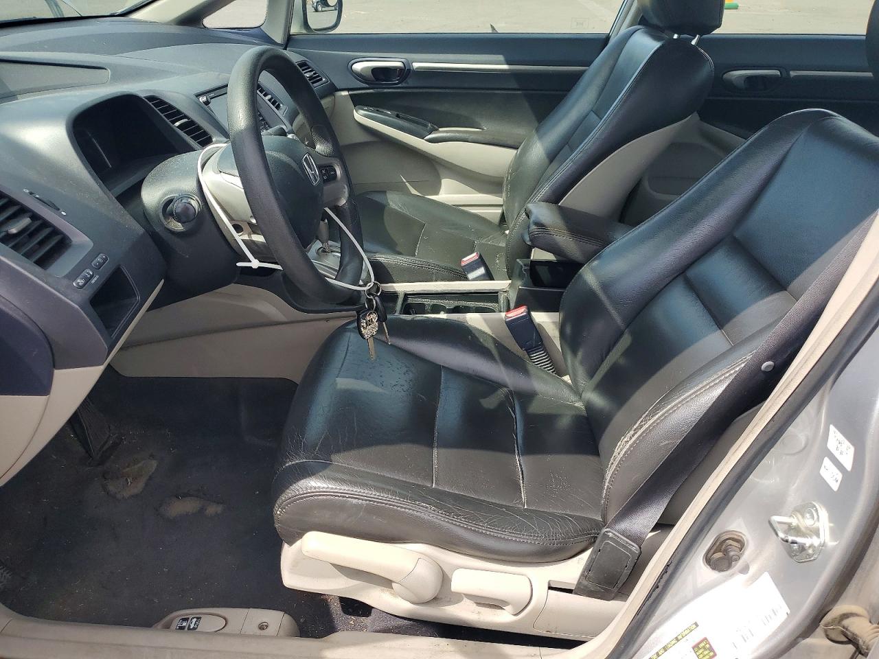 2008 Honda Civic Hybrid Gray vin: JHMFA36298S021719