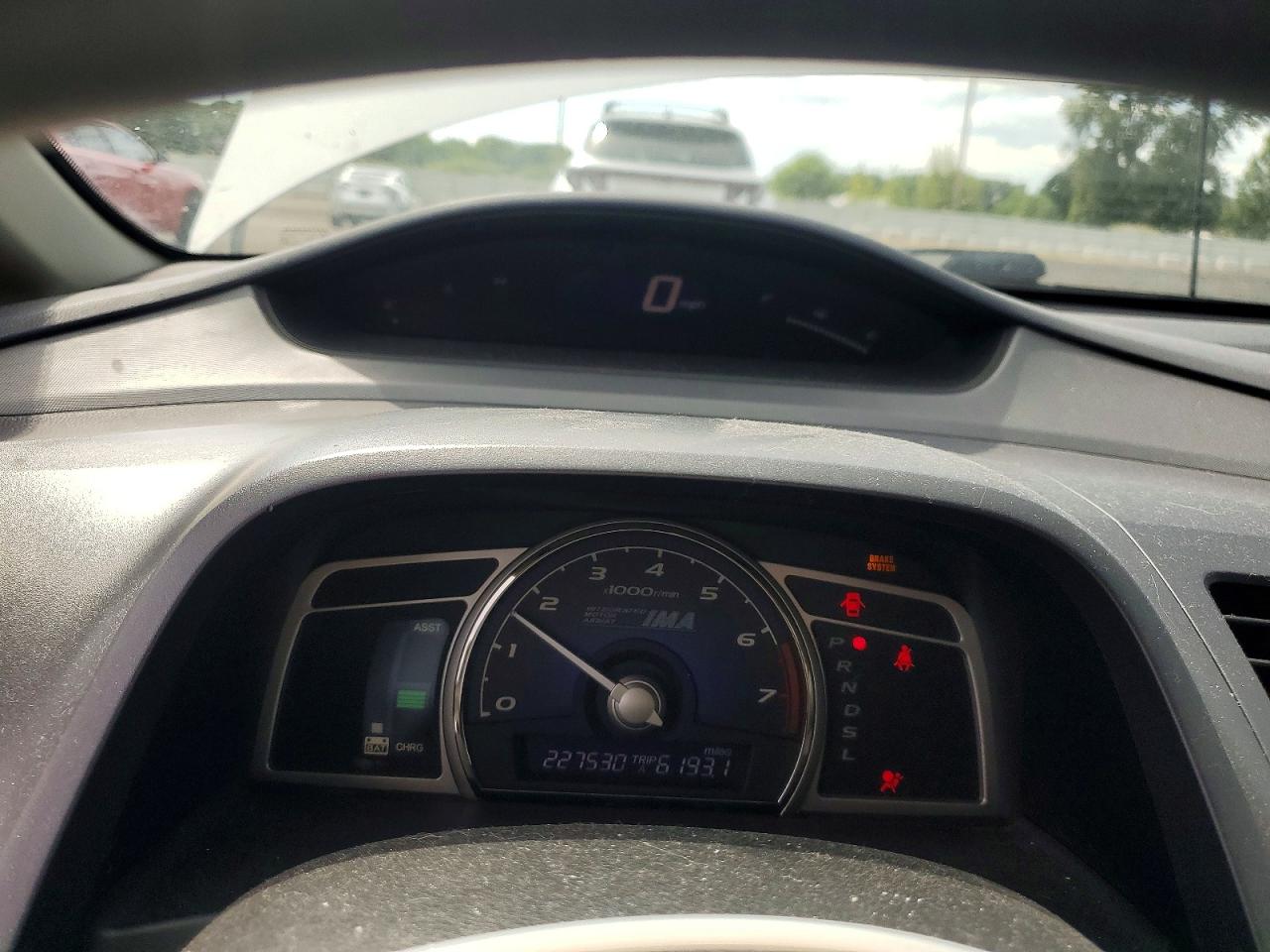 2008 Honda Civic Hybrid Gray vin: JHMFA36298S021719