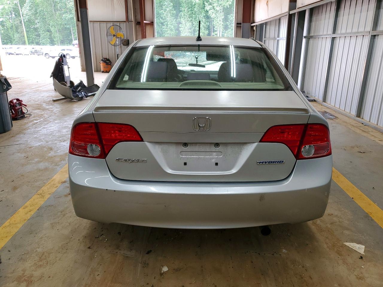 2008 Honda Civic Hybrid Silver vin: JHMFA36298S021980