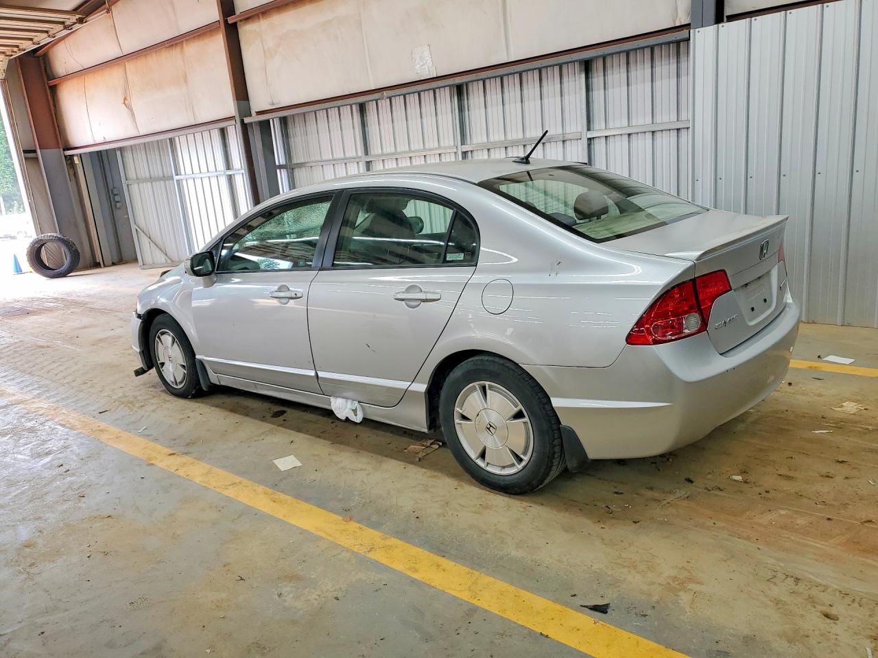 2008 Honda Civic Hybrid Silver vin: JHMFA36298S021980
