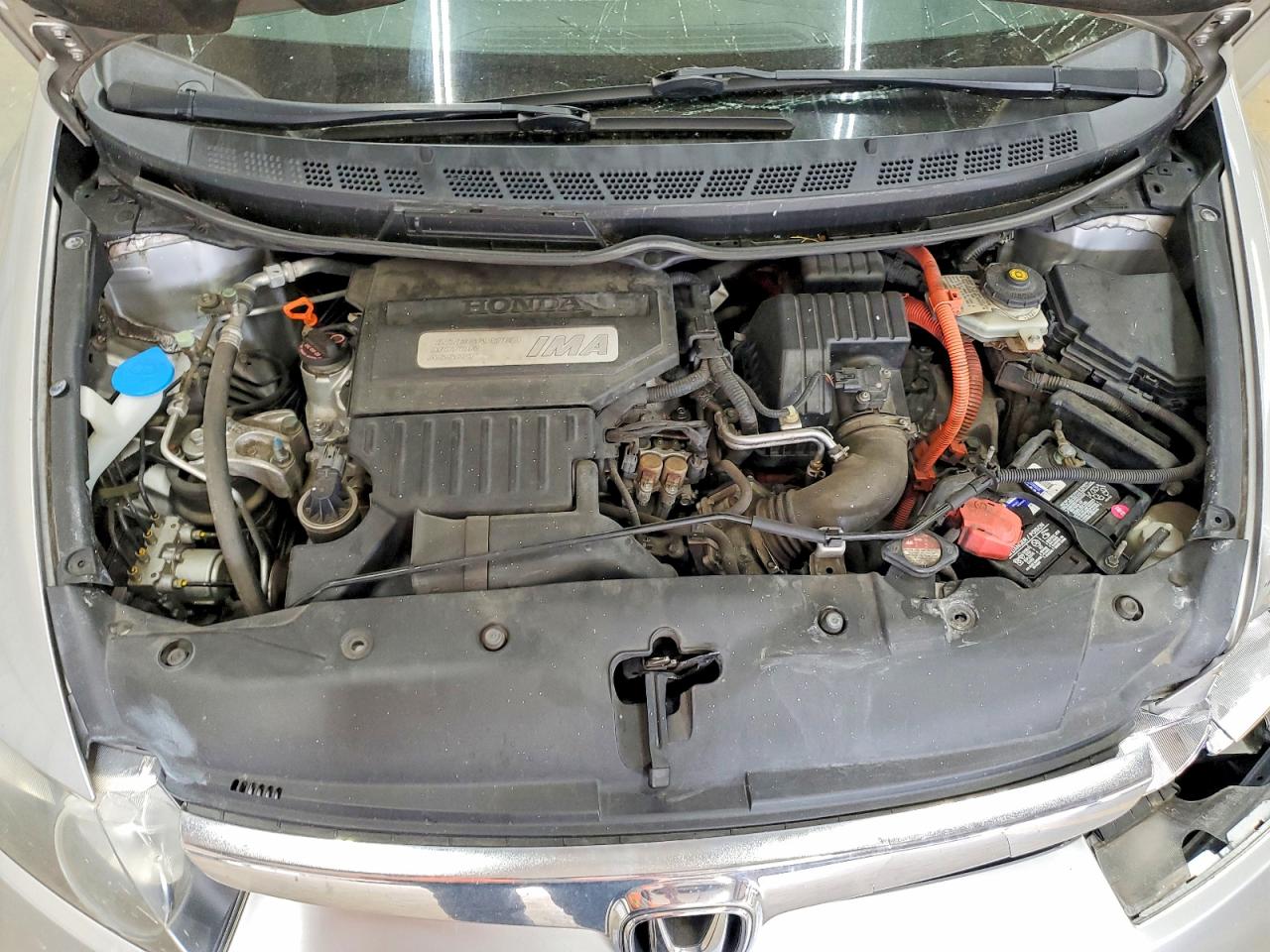 2008 Honda Civic Hybrid Silver vin: JHMFA36298S021980