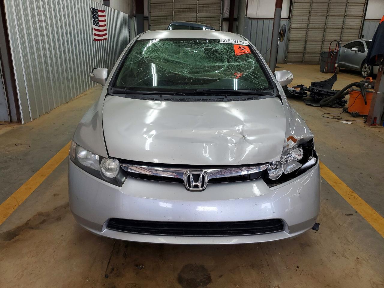 2008 Honda Civic Hybrid Silver vin: JHMFA36298S021980
