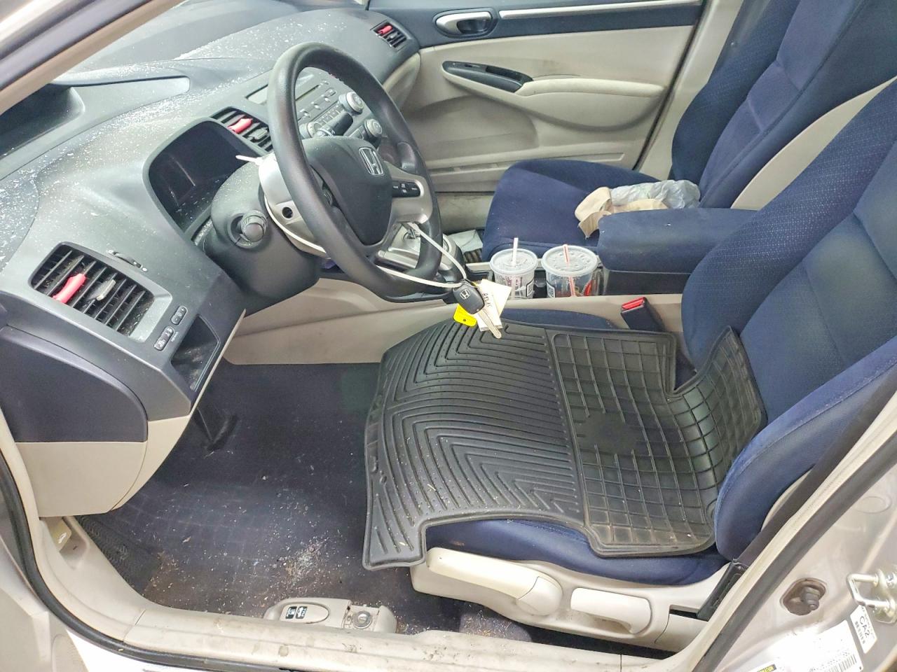 2008 Honda Civic Hybrid Silver vin: JHMFA36298S021980