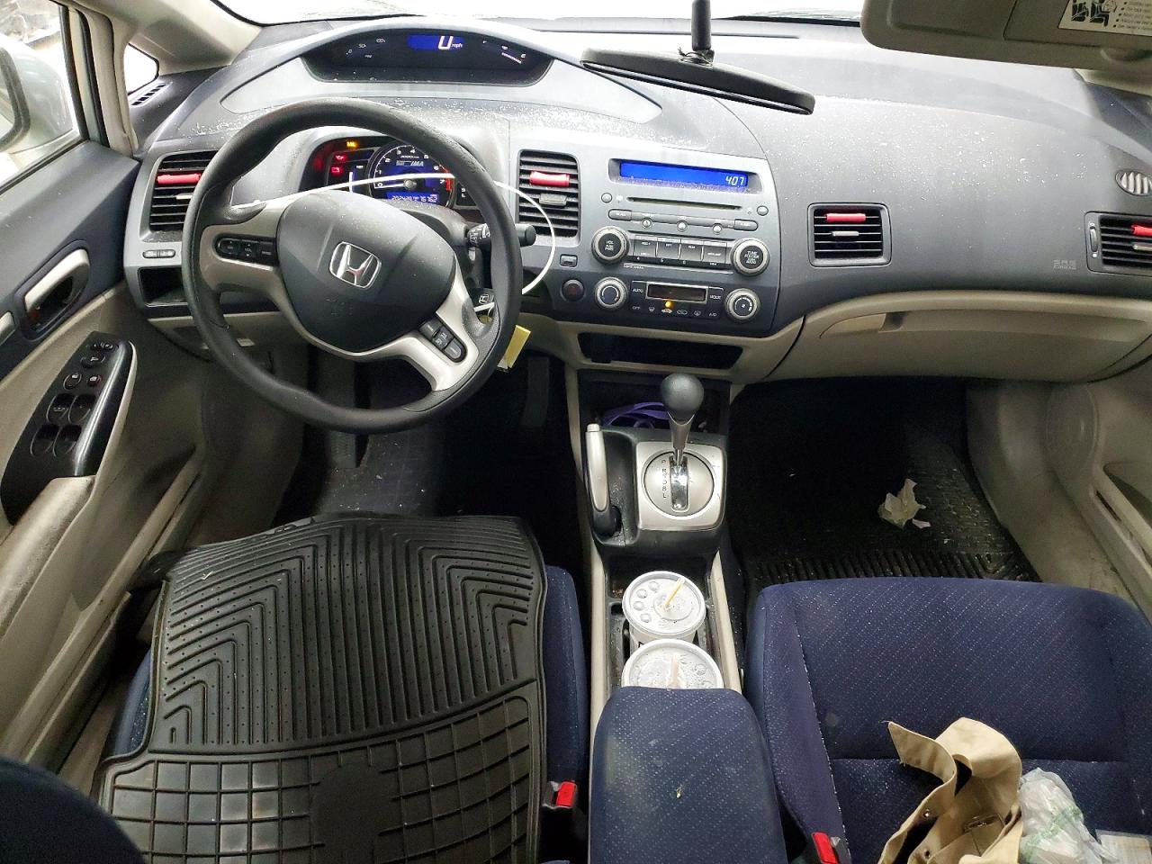 2008 Honda Civic Hybrid Silver vin: JHMFA36298S021980