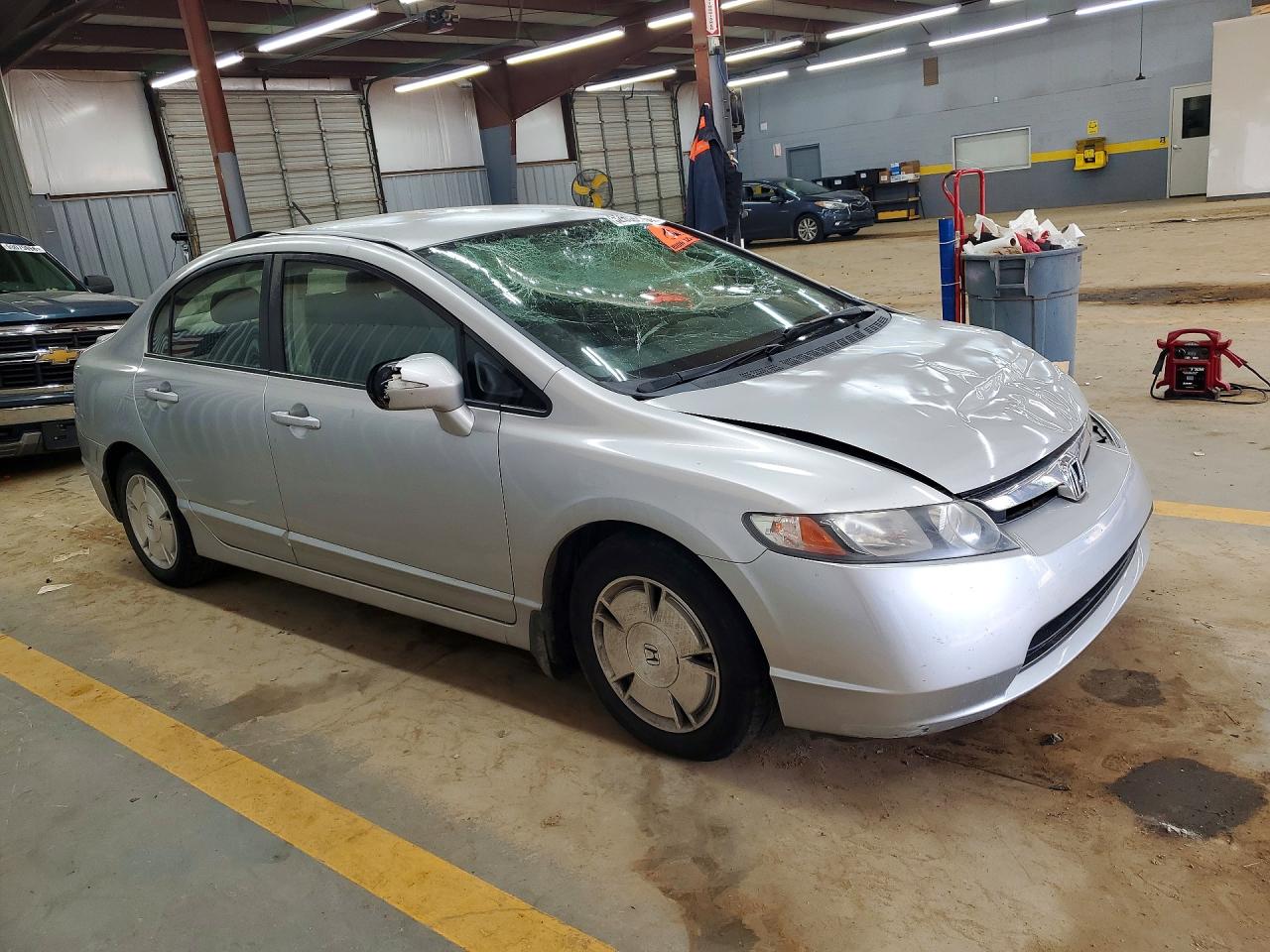 2008 Honda Civic Hybrid Silver vin: JHMFA36298S021980