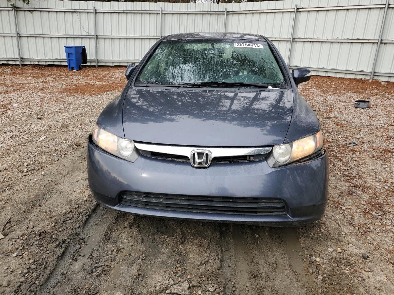 2008 Honda Civic Hybrid Серый vin: JHMFA36298S028072