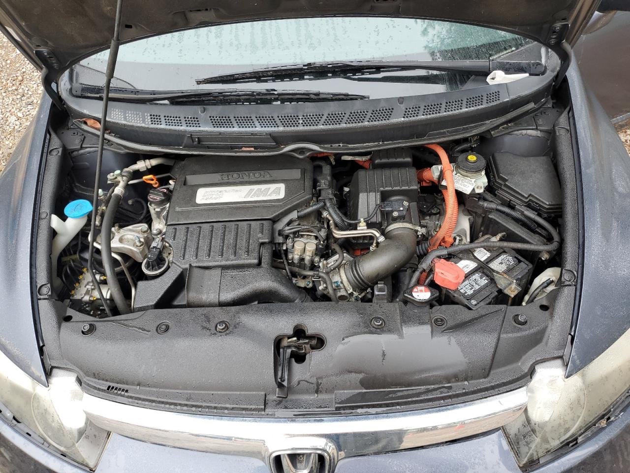 2008 Honda Civic Hybrid Серый vin: JHMFA36298S028072