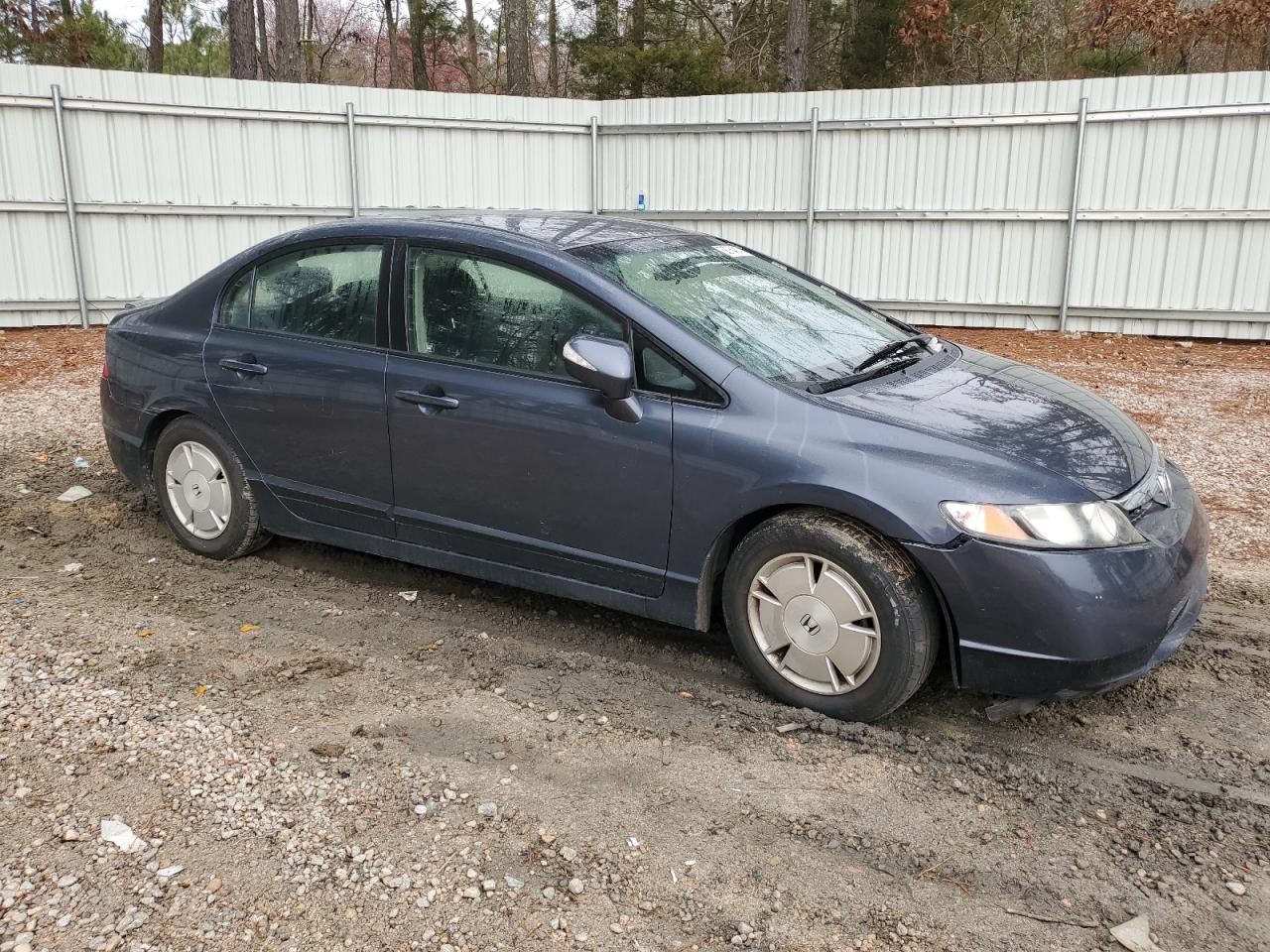 2008 Honda Civic Hybrid Серый vin: JHMFA36298S028072