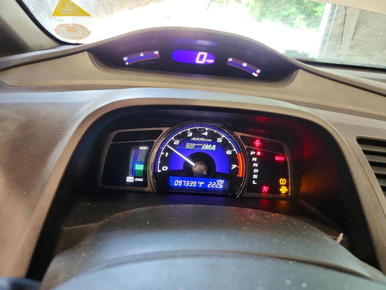 2009 Honda Civic Hybrid Серебряный vin: JHMFA36299S001004