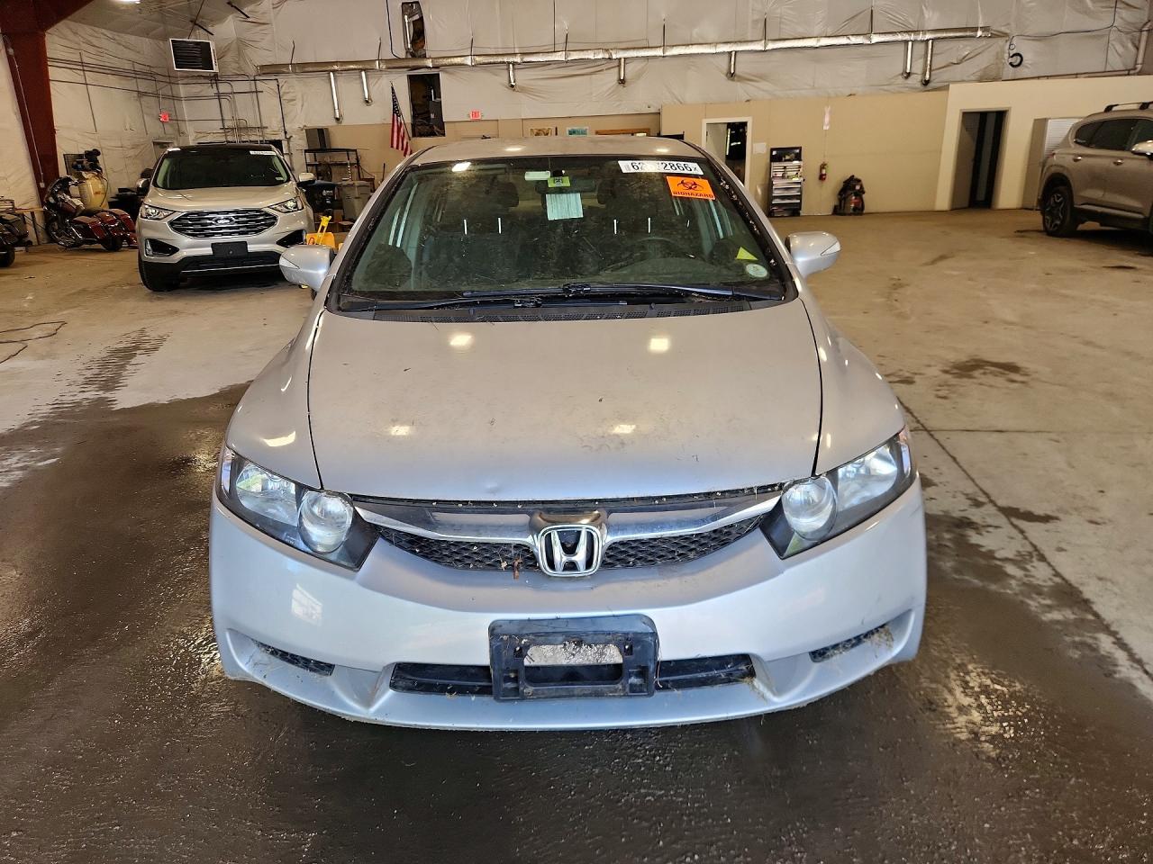 2009 Honda Civic Hybrid Серебряный vin: JHMFA36299S001004