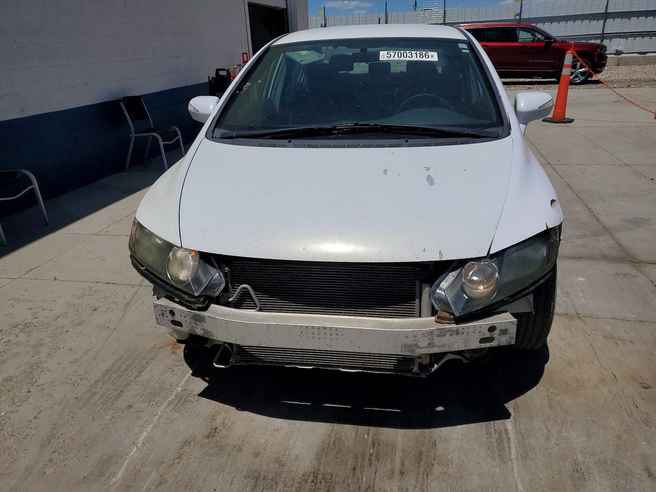 2009 Honda Civic White vin: JHMFA36299S002671