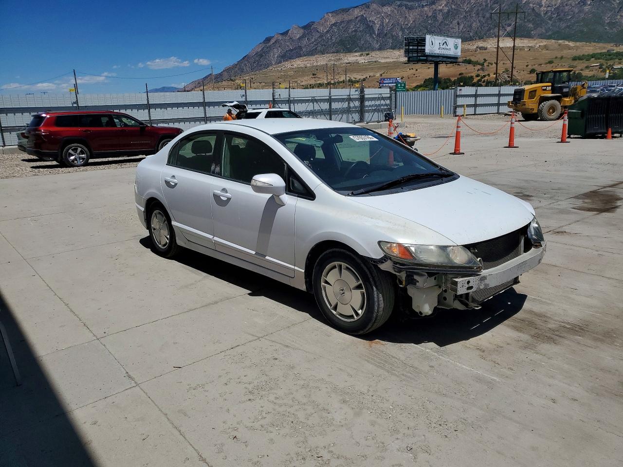 2009 Honda Civic White vin: JHMFA36299S002671