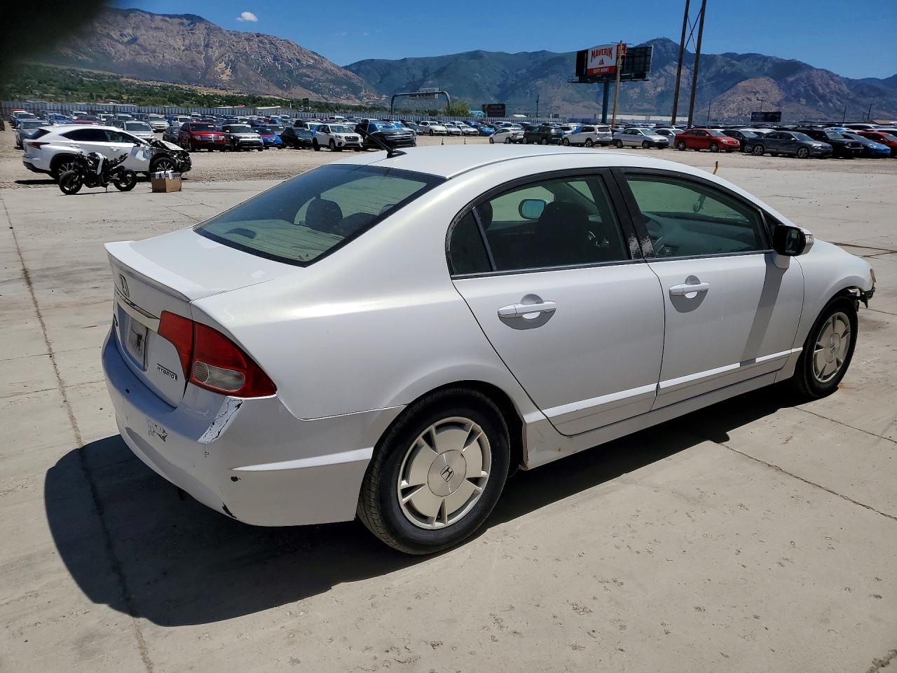 2009 Honda Civic White vin: JHMFA36299S002671