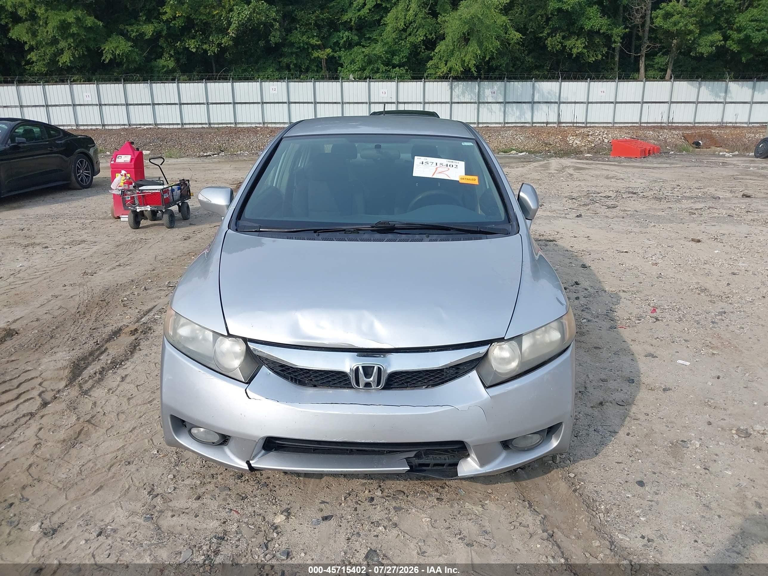 2009 Honda Civic Hybrid   Silver vin: JHMFA36299S007692