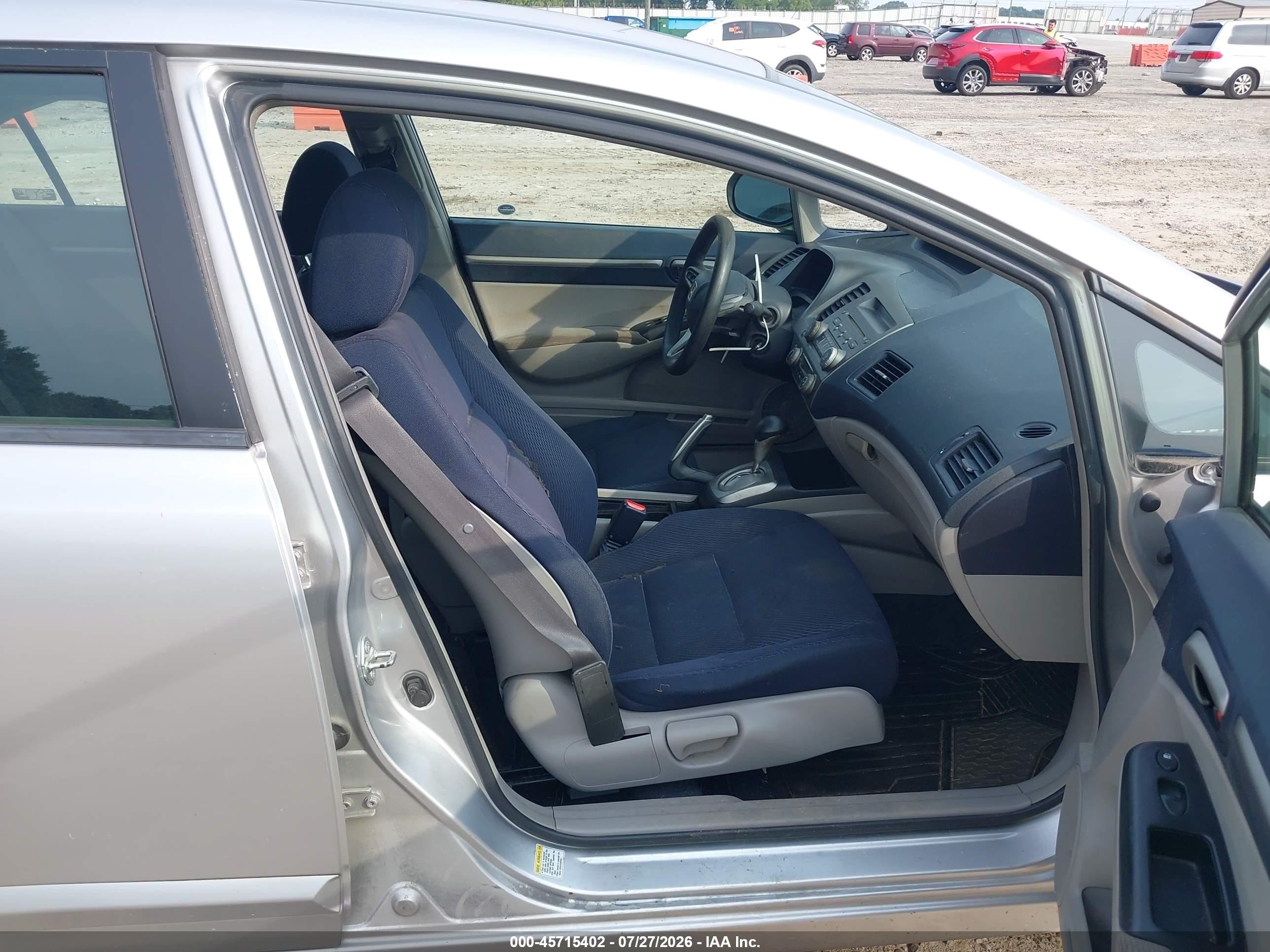 2009 Honda Civic Hybrid   Silver vin: JHMFA36299S007692