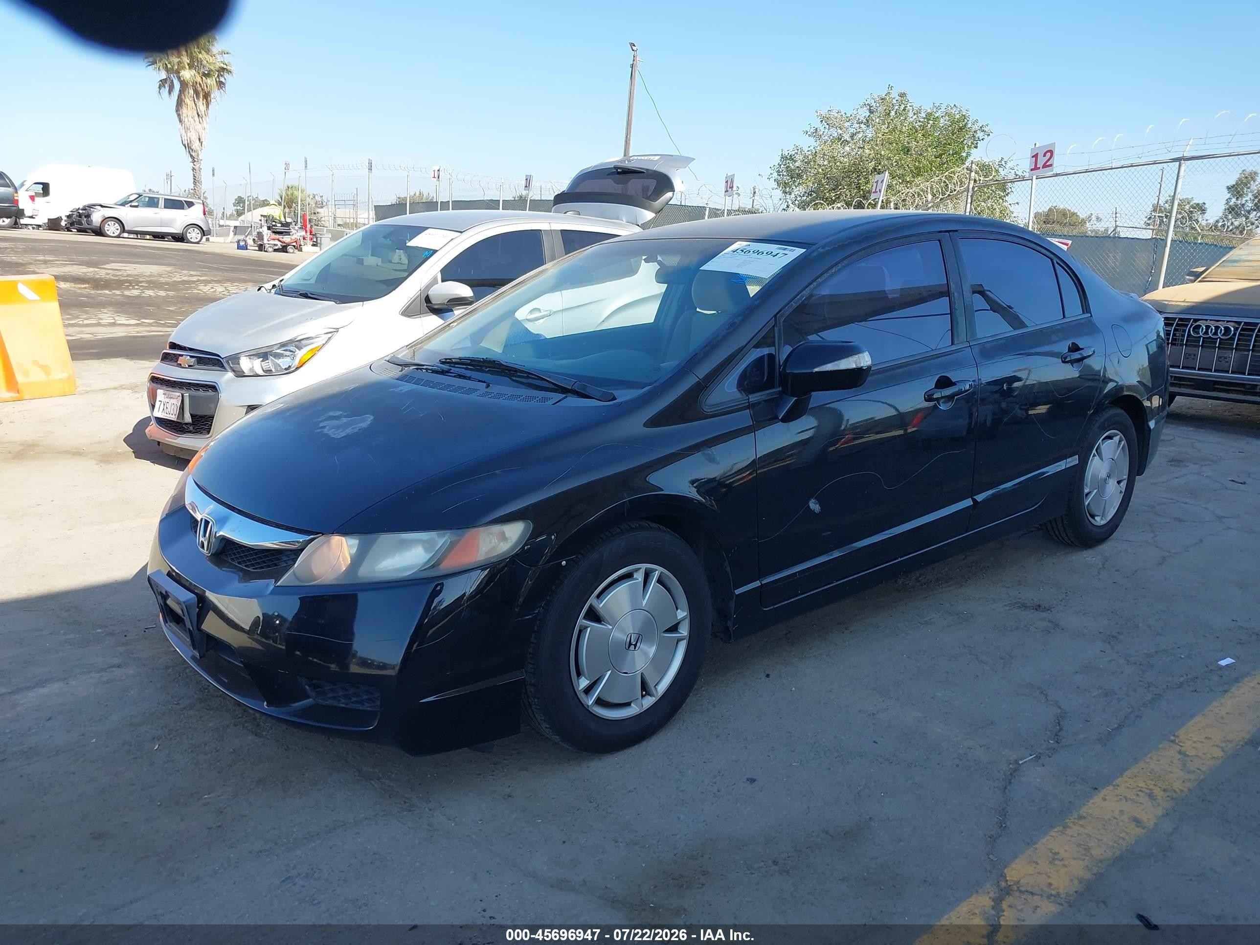 2009 Honda Civic Hybrid   Black vin: JHMFA36299S013024