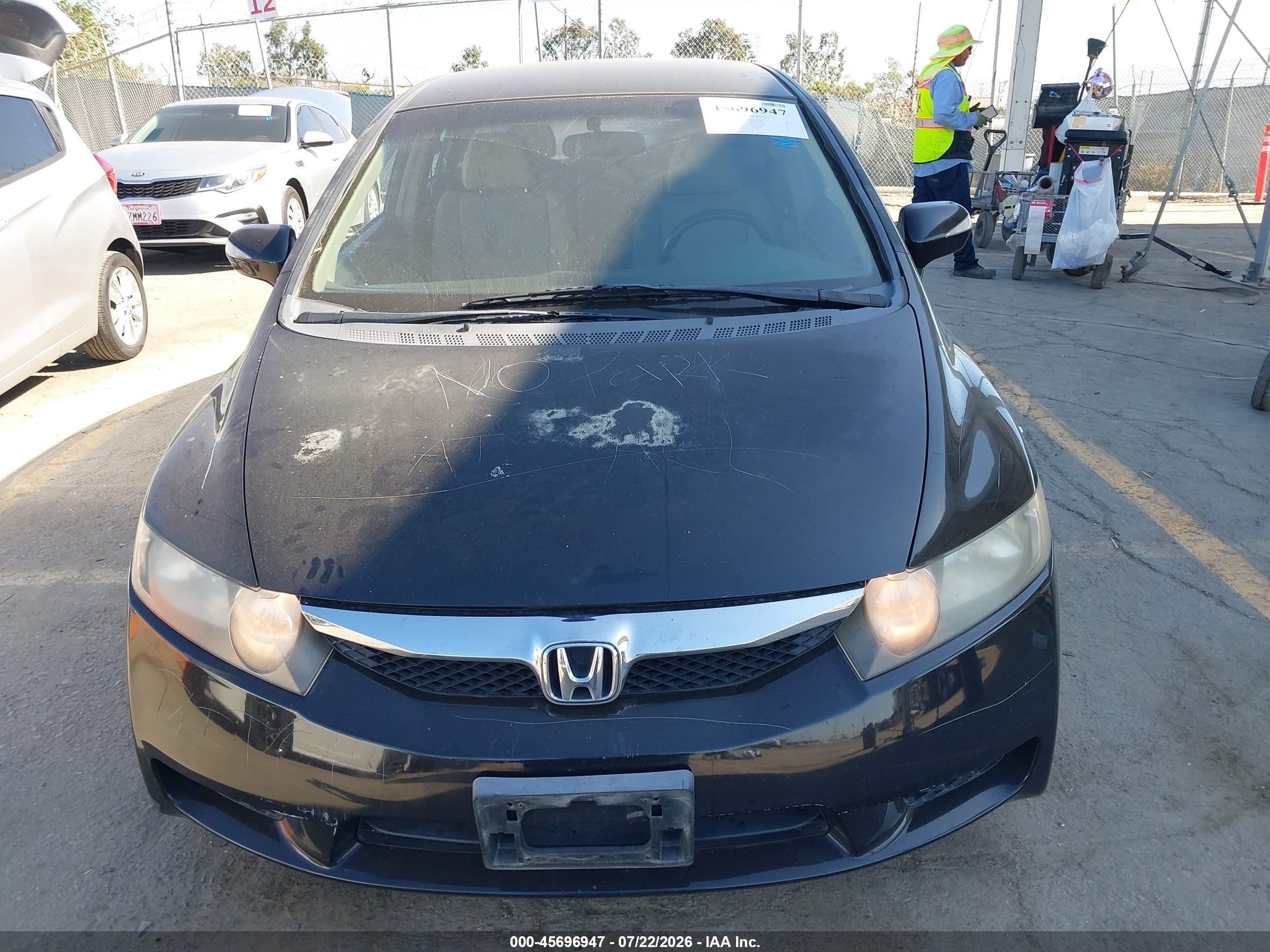 2009 Honda Civic Hybrid   Black vin: JHMFA36299S013024