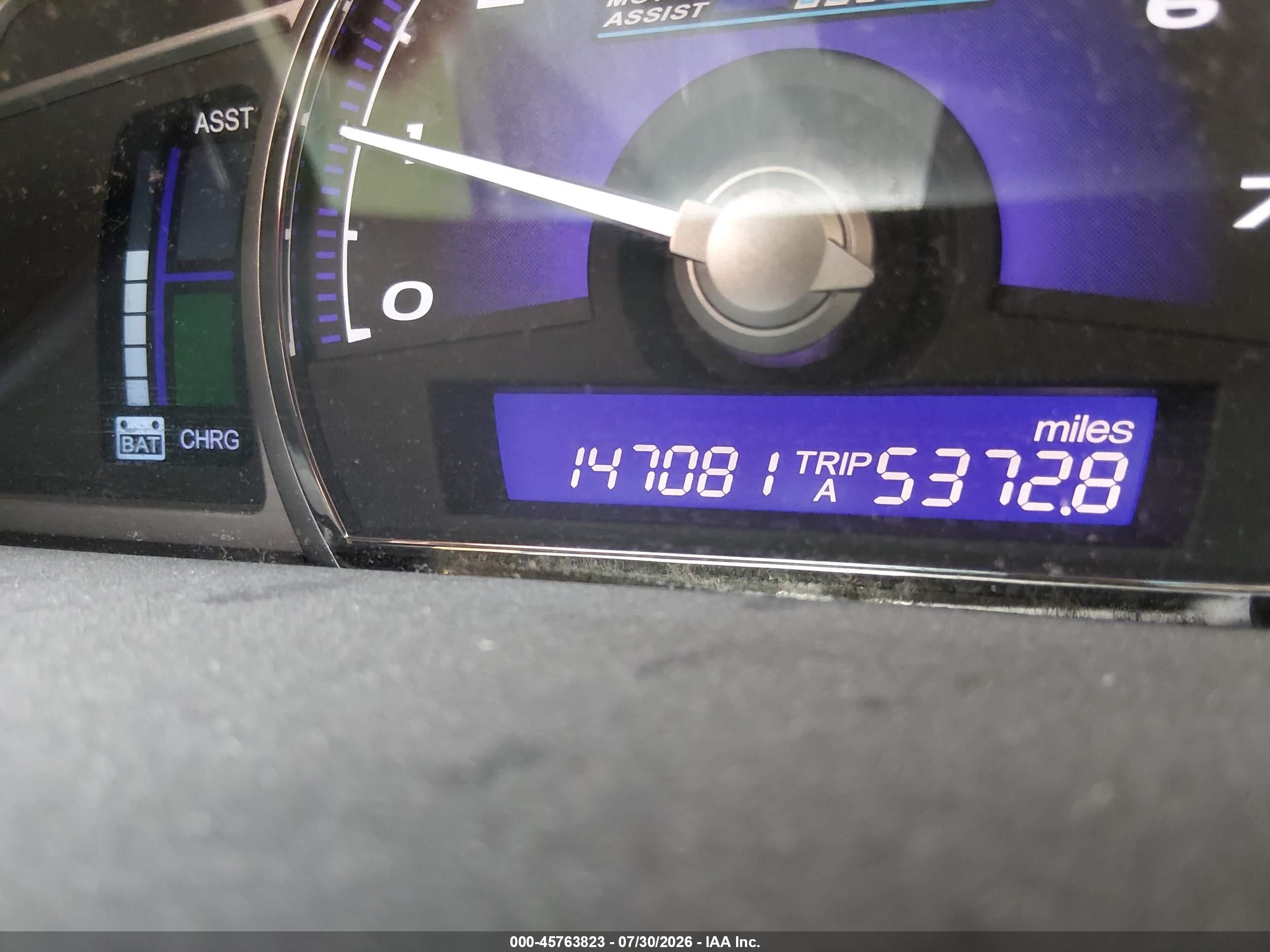 2009 Honda Civic Hybrid   Blue vin: JHMFA36299S015730