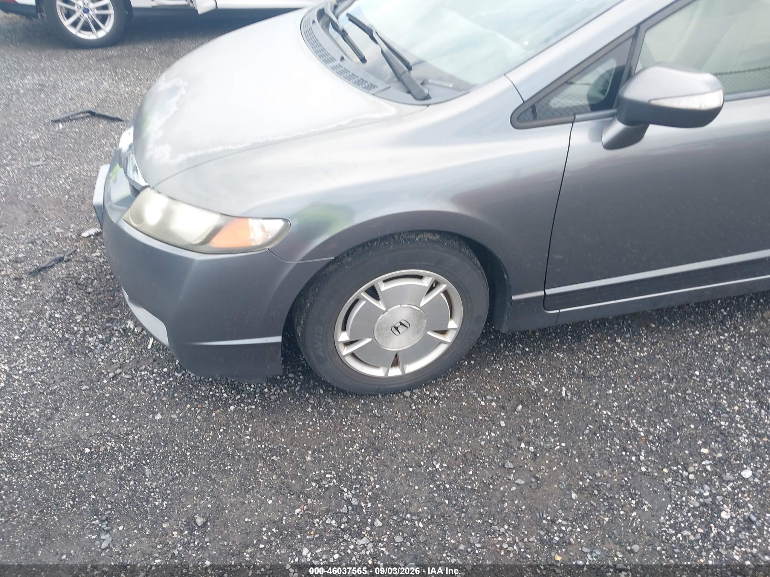 2009 Honda Civic Hybrid   Gray vin: JHMFA36299S016568