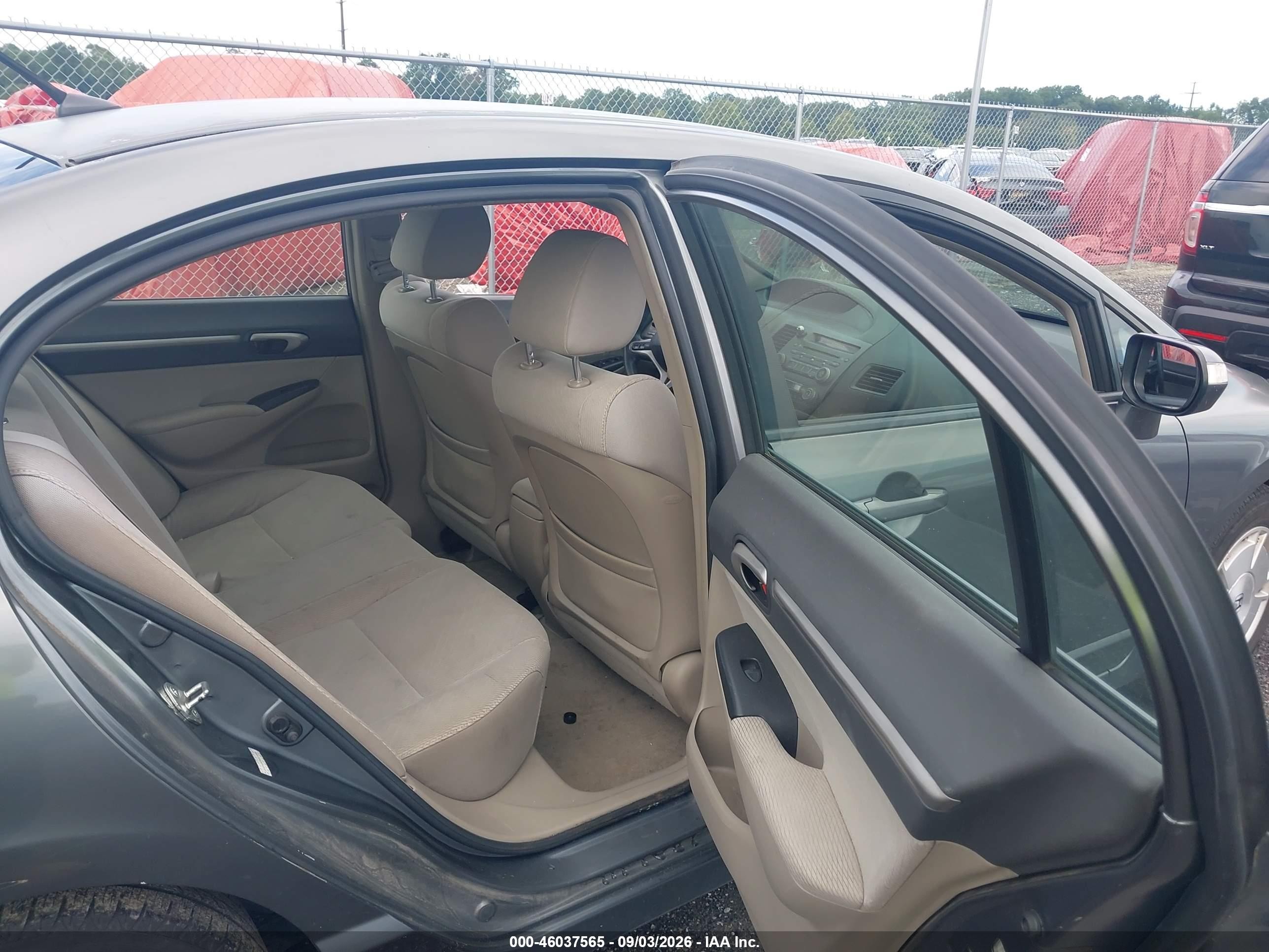 2009 Honda Civic Hybrid   Gray vin: JHMFA36299S016568