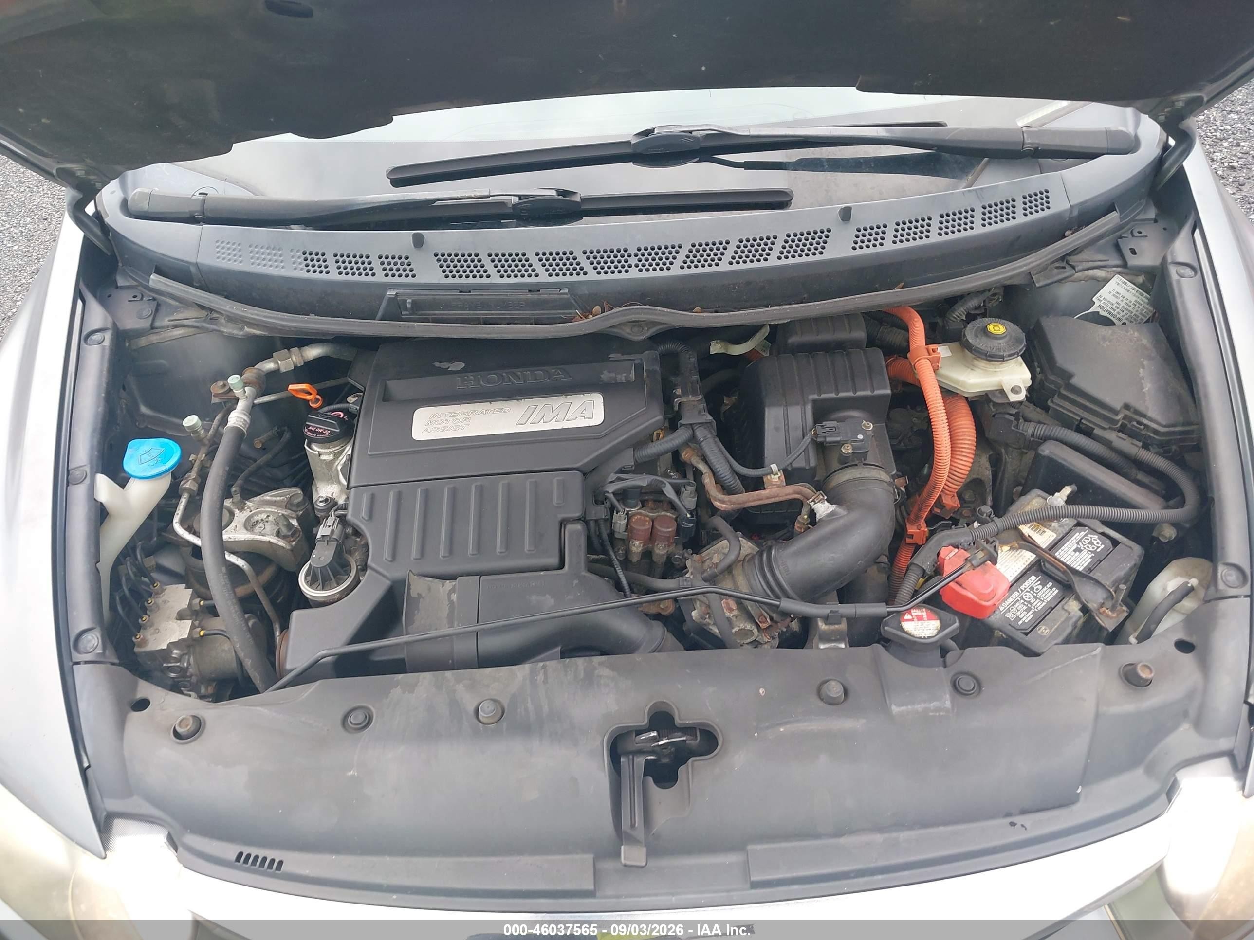 2009 Honda Civic Hybrid   Gray vin: JHMFA36299S016568
