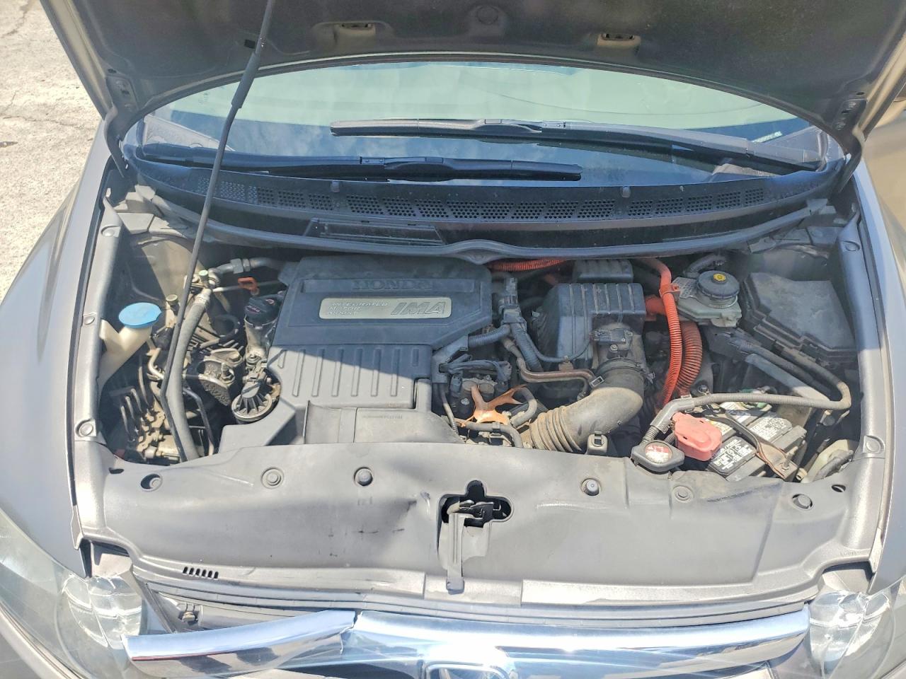 2006 Honda Civic Hybrid Gray vin: JHMFA362X6S007759