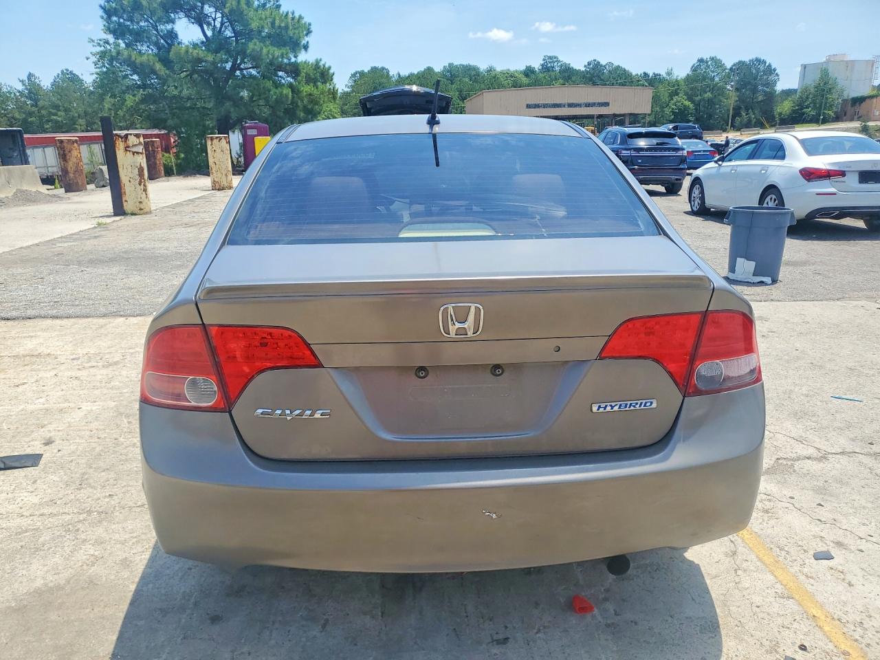 2006 Honda Civic Hybrid Gray vin: JHMFA362X6S007759