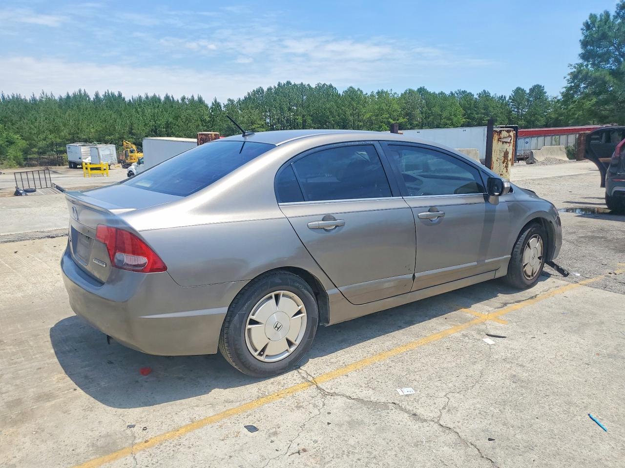 2006 Honda Civic Hybrid Gray vin: JHMFA362X6S007759