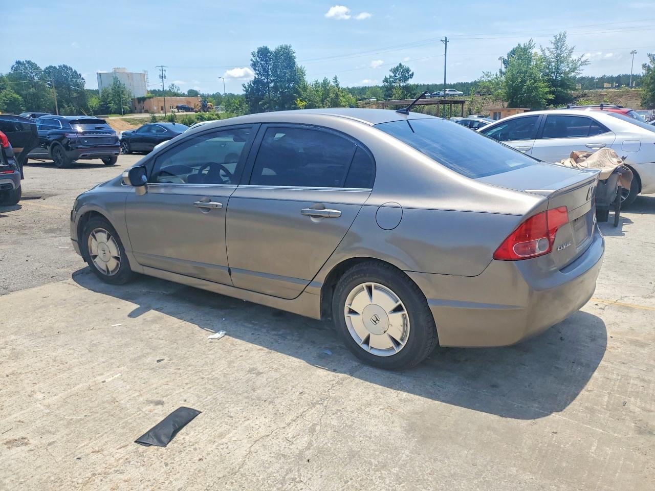 2006 Honda Civic Hybrid Gray vin: JHMFA362X6S007759