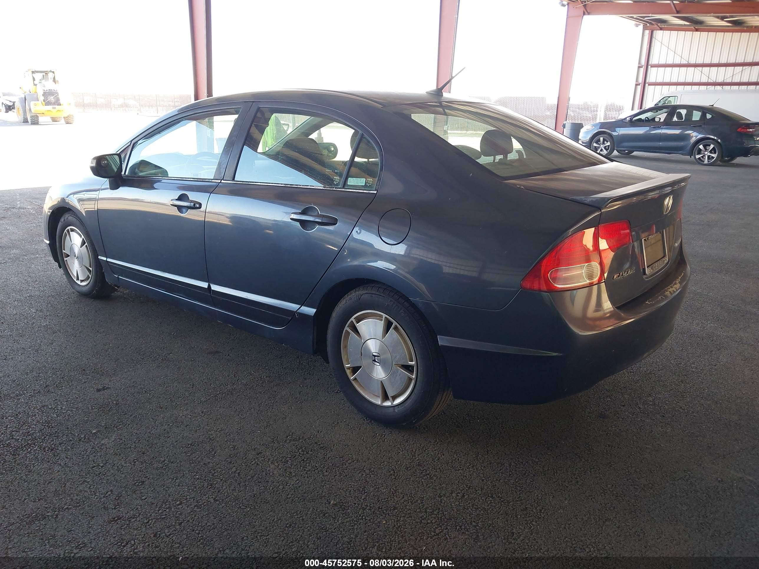 2006 Honda Civic Hybrid   Серый vin: JHMFA362X6S009429